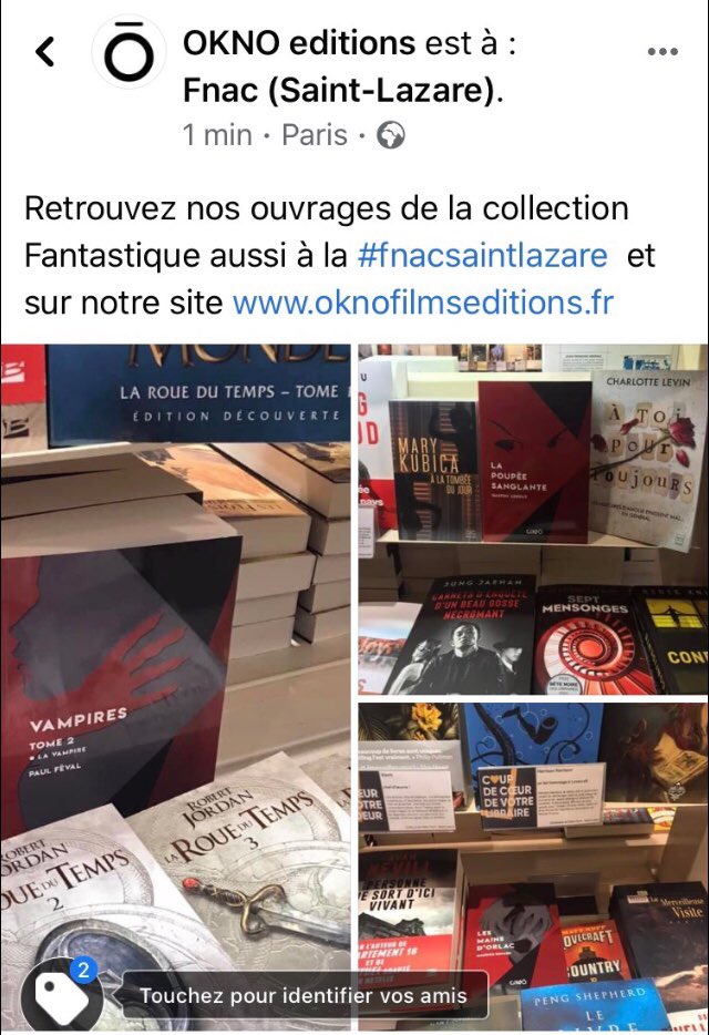 cosimo_campa's tweet photo. Retrouvez OKNOéditions la la #Fnac #fnacsaintlazare Paris #paulfeval #gastonleroux #mauricerenard #litteraturefantastique #romanpopulaire https://t.co/GowRtFYTj9