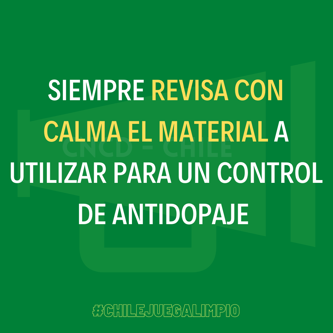Comisión Nacional de Control de Dopaje de Chile tweet media