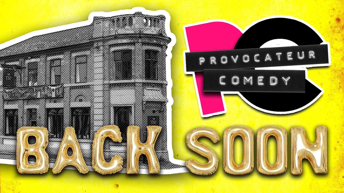 ProvocatComedy's tweet photo. GOOD NEWS We will be back next month @TheTapDerby all Covid safe and in line with current government guidelines. Download the @DerbyBrewingCo app in the meantime https://t.co/Mw1gzy37pX