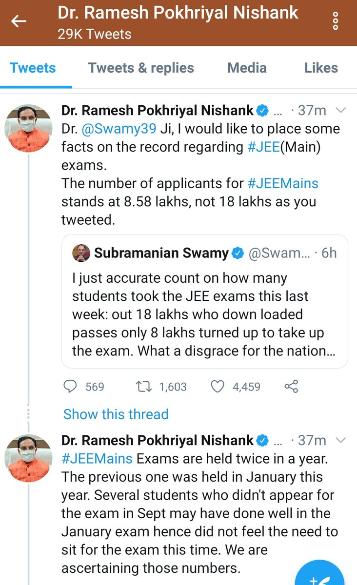 This means he notice everything with Silent Majority especially on Twitter 😂😂