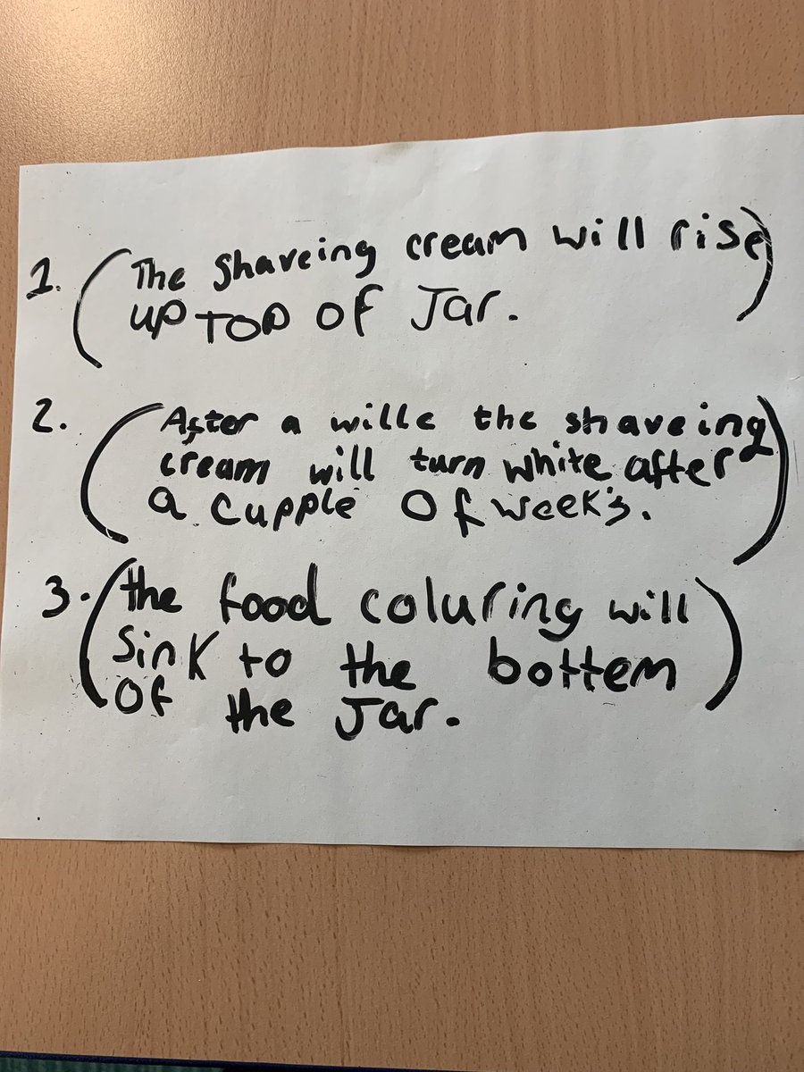KincaidstonPS's tweet image. Before we began our experiment we predicted what we thought would happen....#sharedthinking #predict