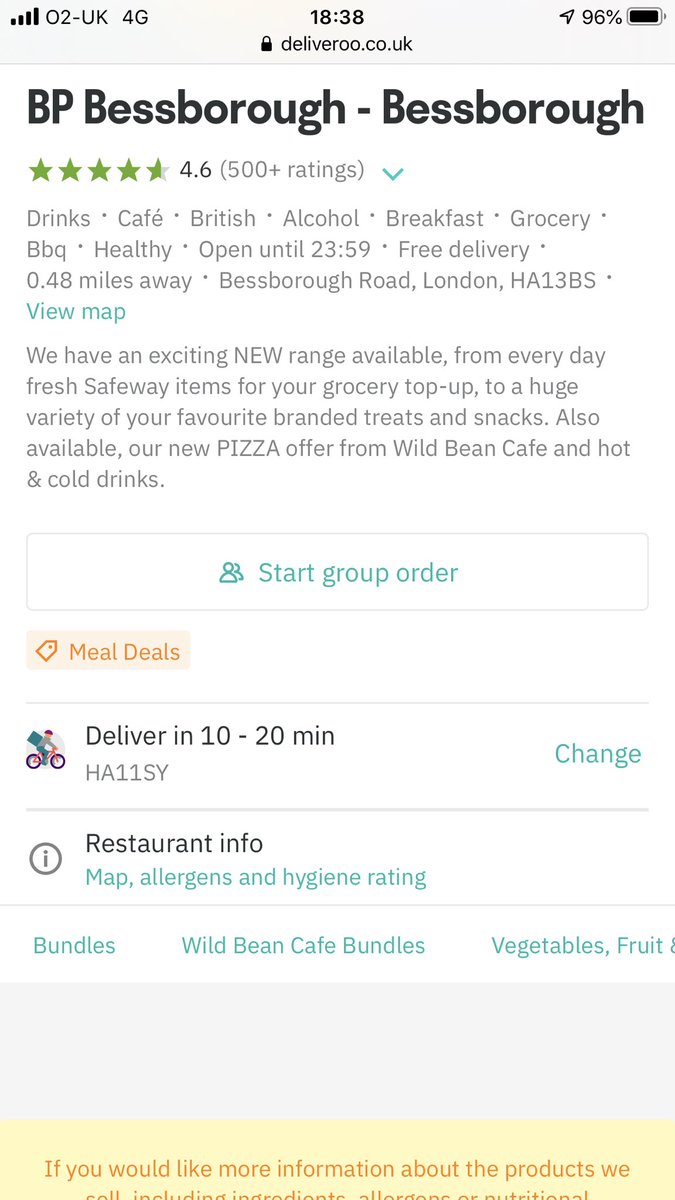 This week, BP M&S Simply Food is back on Deliveroo. But with Safeway products from Morrisons