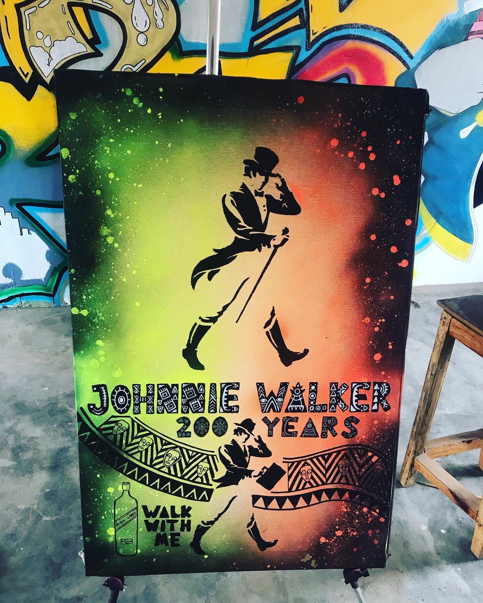 arc_adejo's tweet image. Wherever you go, it&apos;s best to always remember who you are. This is my take on the  #JWStridingManChallenge What would you have done differently? #JohnnieWalkerAt200 #Ad