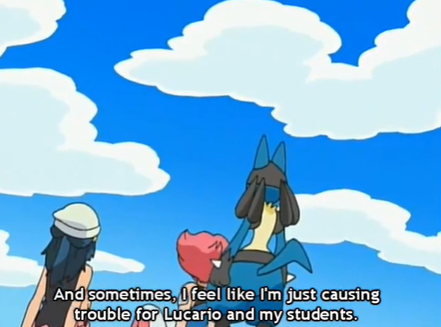 someone she could relate to, she took advantage of the opportunity. and had a really great conversation with Maylene, sharing their insecurities and doubts. The scene also does a great job of showing that despite their different interests (gym leader and coordinator), it’s...