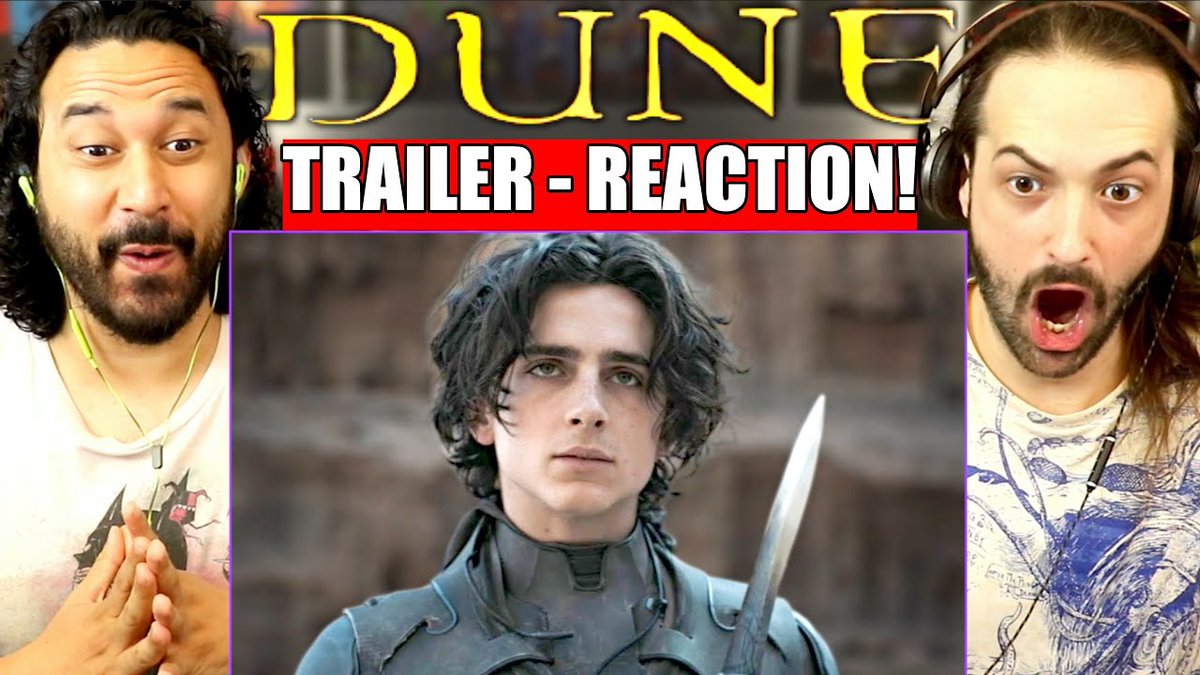 ReelRejects's tweet photo. Whaddya think, #RejectNation? Does #DenisVilleneuve's #DUNE trailer got the SPICE?!?
Join us for the #Reaction & leave a thought or two down in the comments! https://t.co/G0f8oeR81U
#TimotheeChalamet #OscarIsaac #Zendaya #FrankHerbert #ScienceFiction https://t.co/1Hxpjq78HJ