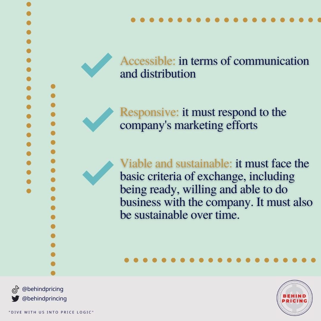 BehindPrincing's tweet photo. Hey buddy! It´s important to be guided, here are the essential criteria for a successful segmentation: https://t.co/FRNrXLYnB5