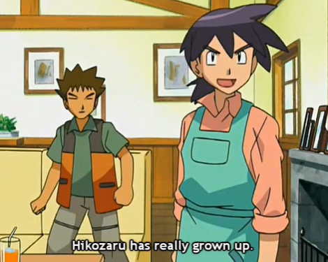 Paul is also indirectly linked to this portion. The gang met Reggie, Paul’s older bro. While Ash and Brock were talking, Reggie noticed Chimchar, the very same mon that once belonged to Paul, now in Ash’s possession; the very same one that Paul abandoned for being too weak.