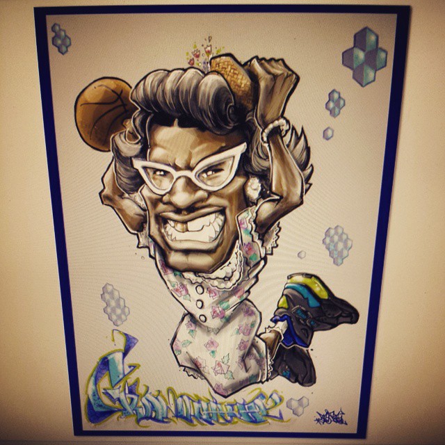 Sensei238's tweet photo. "GrandMaMa" by Sensei 23
#GrandMaMa #LarryJohnson #LJ #Sensei23 #CharlotteHornets #1stRoundDraftPick #Converse #Cons #ReactJuice #IMayLookSweetOnTheOutsideButRememberItsWhatsOnTheInsideThatCounts https://t.co/rVEtyXdRrt