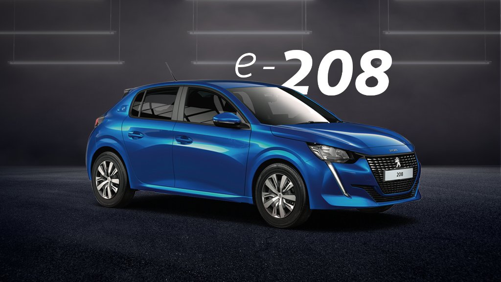 Peugeot's tweet photo. Awarded Car of The Year 2020 and now the winner of today's duel: Congrats to the #Peugeot208! Better show your #FullElectric power for your next duel. #210YearsWithPeugeot https://t.co/bgqzrFvwYw