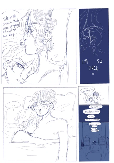 ?[Rock Band AU]?
Tired conversations
.
.
.
#ATEEZfanart #woosang 
