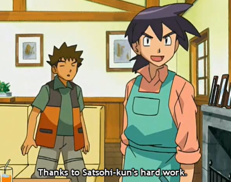 Paul is also indirectly linked to this portion. The gang met Reggie, Paul’s older bro. While Ash and Brock were talking, Reggie noticed Chimchar, the very same mon that once belonged to Paul, now in Ash’s possession; the very same one that Paul abandoned for being too weak.