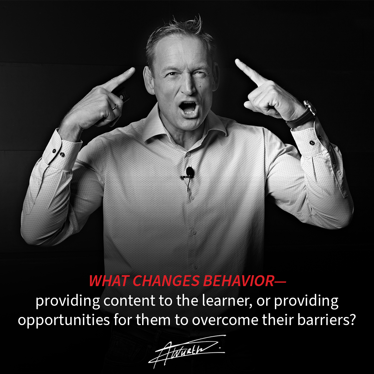 "Now, it's time to focus on behavior change." This is what I heard from my customers last summer. I agree, do you? 
I know that behavior change is the elusive change we're all searching for. Let me know your thoughts of "What changes behavior?".