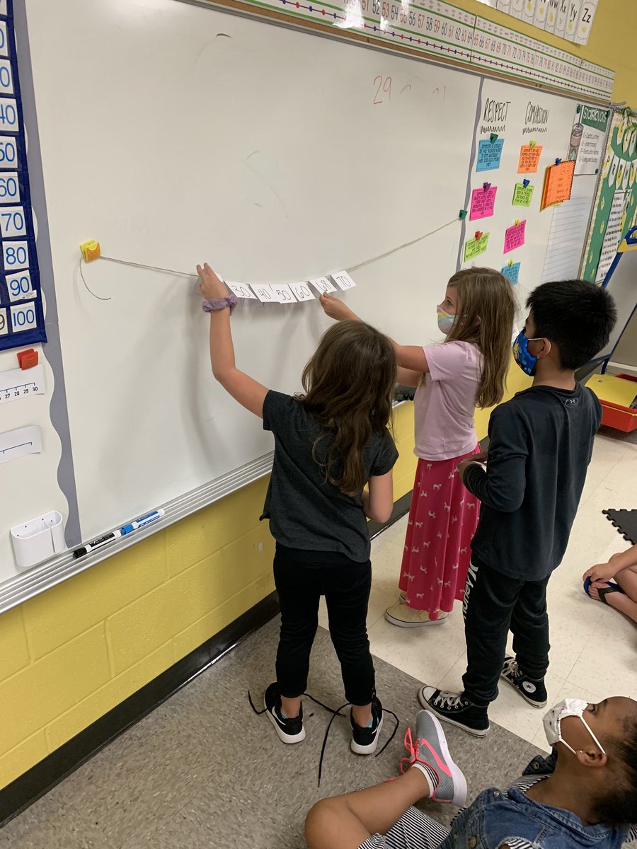 TaliaDaniel3rd's tweet photo. Interactive Number lines are fun to get up and moving 😊@JCElem_RCS https://t.co/DcuXZjg8QW