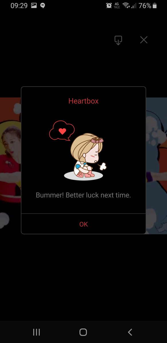 Repeat this until you get this screen. "Bummer"You can gain daily hearts like this every 4 hours, but I check every hour just to be safe!