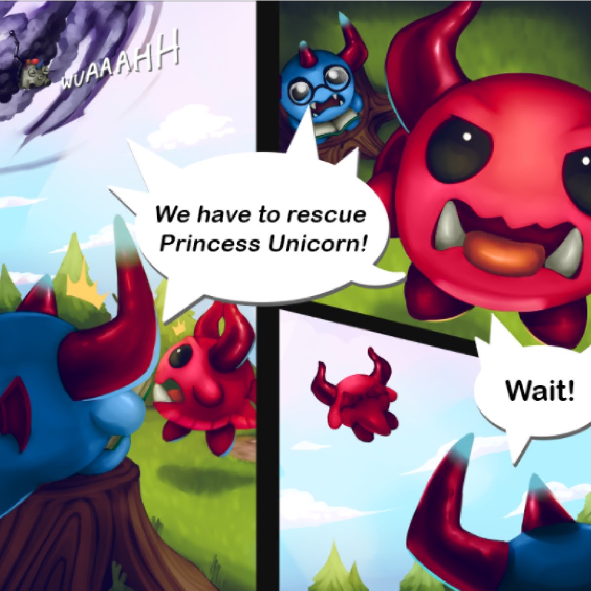 TricycleGames's tweet photo. Have you been keeping up with our comics? Follow the adventures of your favorite characters right here: https://t.co/oE1GO2Vr6p
#tricyclegames #comic #digitalart #indiegames #gameart #onlinecomic #gamecomic #mobilecomic #smallbusinessbc #bcbusiness #indiegamedev #gamedeveloper https://t.co/rOMiLqkL6J