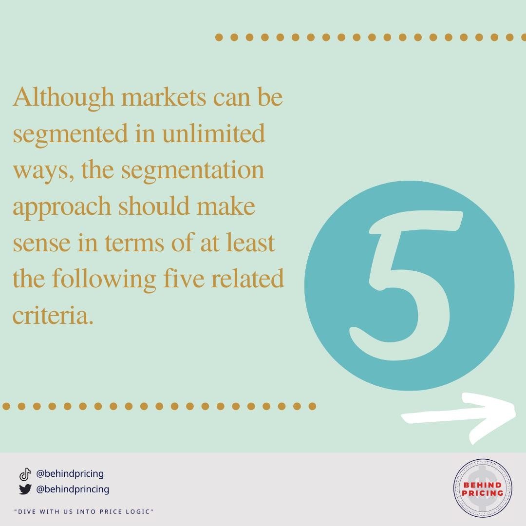 BehindPrincing's tweet photo. Hey buddy! It´s important to be guided, here are the essential criteria for a successful segmentation: https://t.co/FRNrXLYnB5