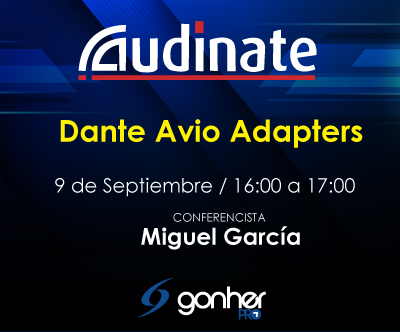 Continuamos con las conferencias durante Sound:check Xpo Conecta.
Hoy a las 16:00 pm hora CDMX hablaremos de Dante Avio Adapters de Audinate, resolveremos todas sus dudas.