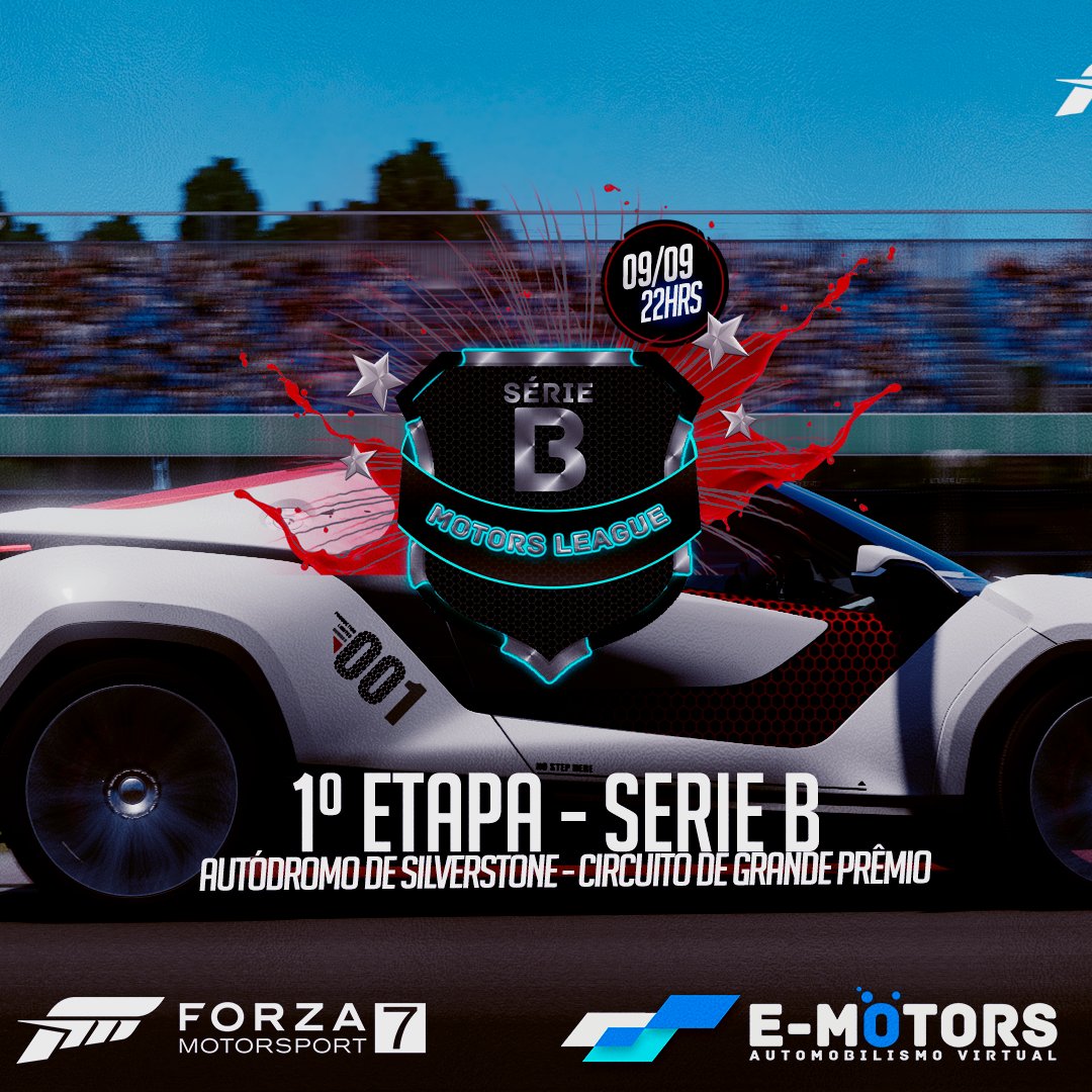 emotorsleague's tweet photo. Fala pessoal, tudo bem com vocês? 

Hoje tem estréia das séries B e C na E-MOTORS LEAGUE. 22:00 no canal: 

https://t.co/vJTyXCKrY7

#WeAreEmotors #Emotors #EmotorsLeague https://t.co/gv7CFAQQZG