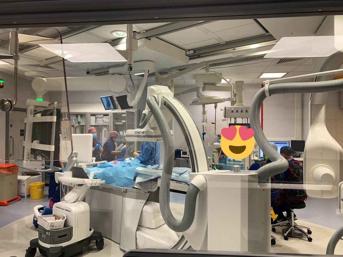 narayan_karu's tweet photo. Fun doing first #IRAD cases in our new XMR suite with this amazing team @EvelinaLondon today. Prof Shak Qureshi Soo Boolkah Eamon Lagha @MarianRidley @BSIR_News @GSTTnhs @socpedsir @PaediatricIR @SocPedRad @docmcdevelina @darkbrains @sarahanna161 @ADiamantop https://t.co/ThPv5P92ug
