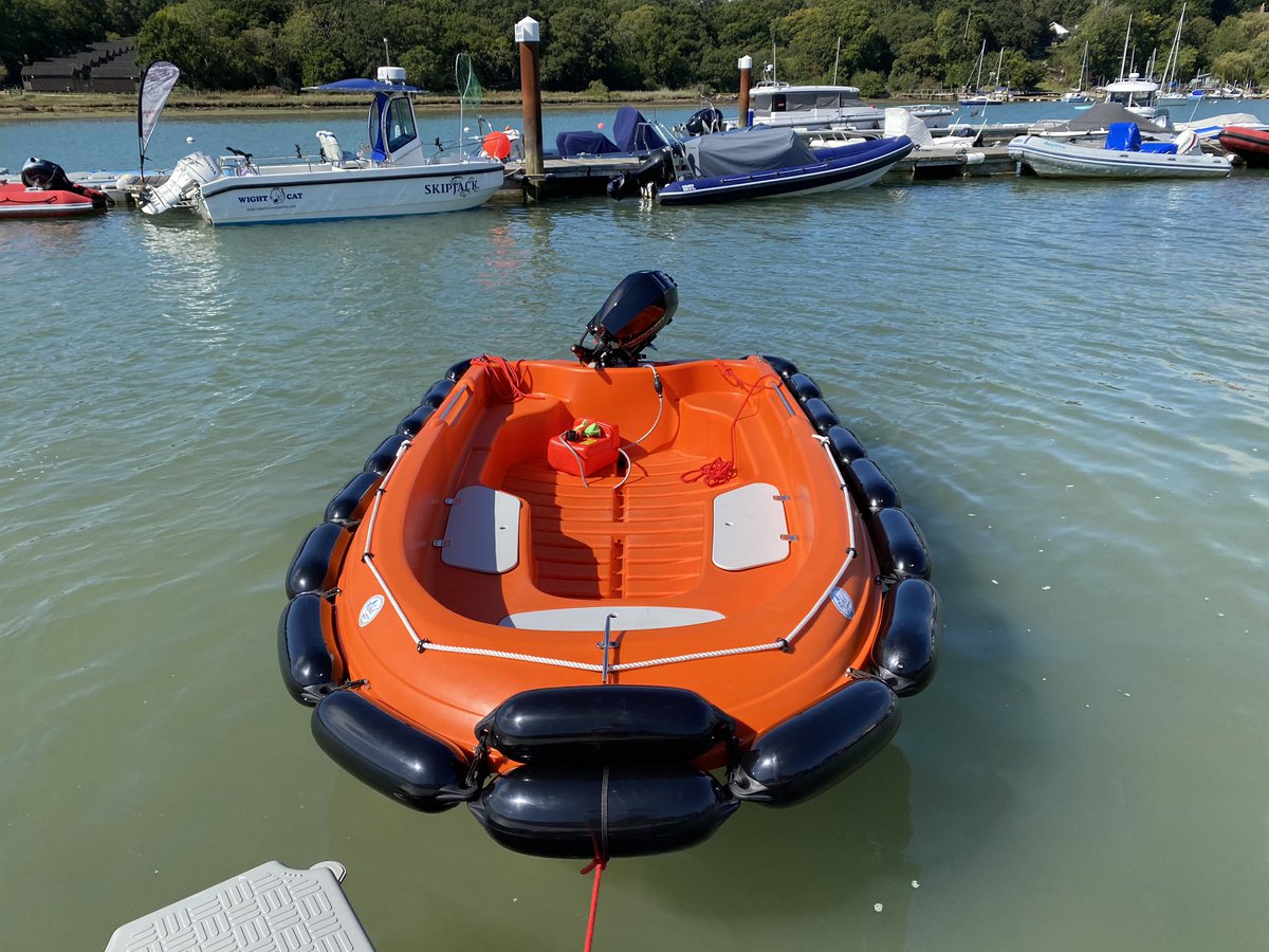 rebelmarineiow's tweet photo. New addition to our fleet! 
We have taken delivery of our new Rigiflex 400 from @BHGMarine and 20HP Mercury from @BembridgeMarine

Customised by our team, now ready to get to work! 
The perfect inshore safety/work boat.  Get in touch to discuss your job https://t.co/HAwogt6k8B https://t.co/5Sau1SAi0m