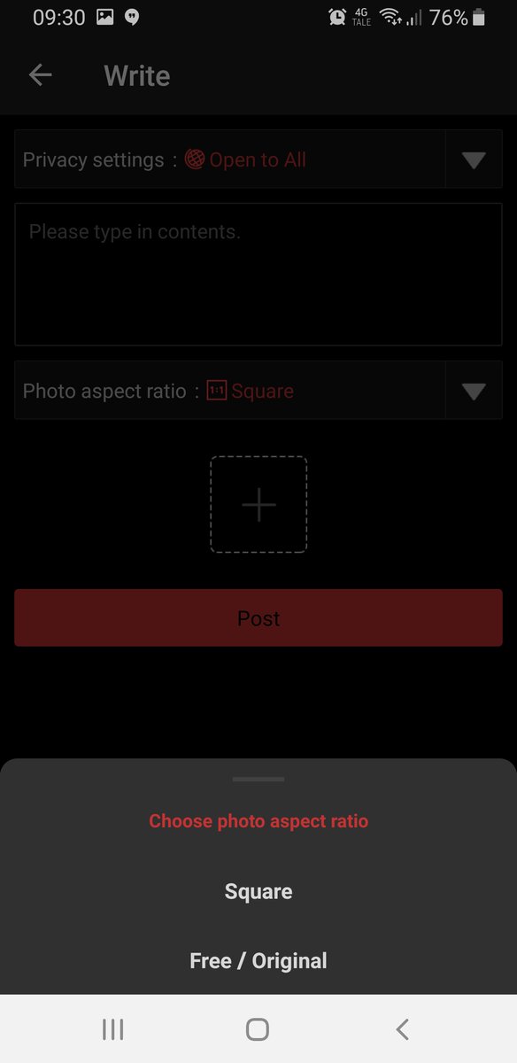 Back to the community page. Press the red button in the lower left corner.Here you can upload a picture of a fromie! NEVER UPLOAD SQUARE PHOTOS! EVER! That's for the banner, and we don't want to destroy the banner!