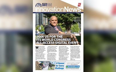 Econolite_ITS's tweet photo. Econolite is excited for the #ITSWCAllAccess event! Check out the first edition of the @ITS_Int_News Innovation News here: https://t.co/oocpVrjTl6 #SavingLivesThroughImprovedMobility #ITSWC20 https://t.co/gEfWKC6y0e
