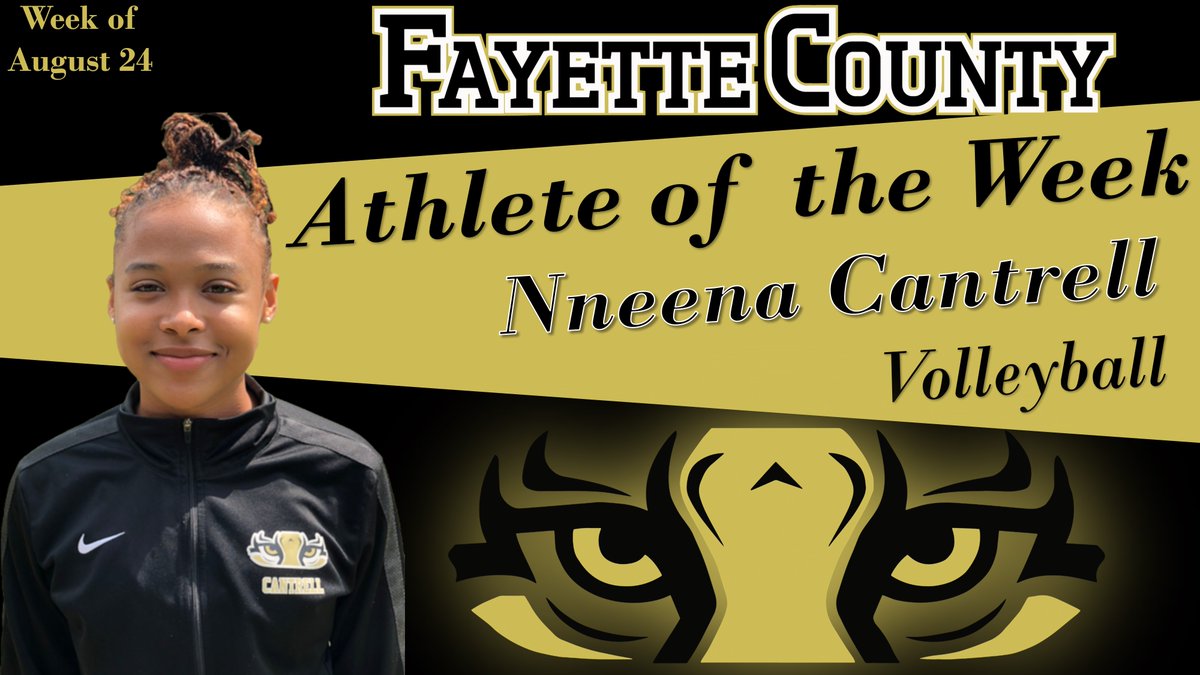 Our 1st Mike Fitzpatrick Athlete of the Week is Nneena Cantrell!

Nneena is a JR libero that leads the <a href="/FCHSTigers/">FCHS Tigers</a> 🏐team w/ 74 digs &amp; receives. In a recent match against Landmark, she had an impressive 13 digs &amp;15 serve receives. Her season ace serving percentage is 15.8%.