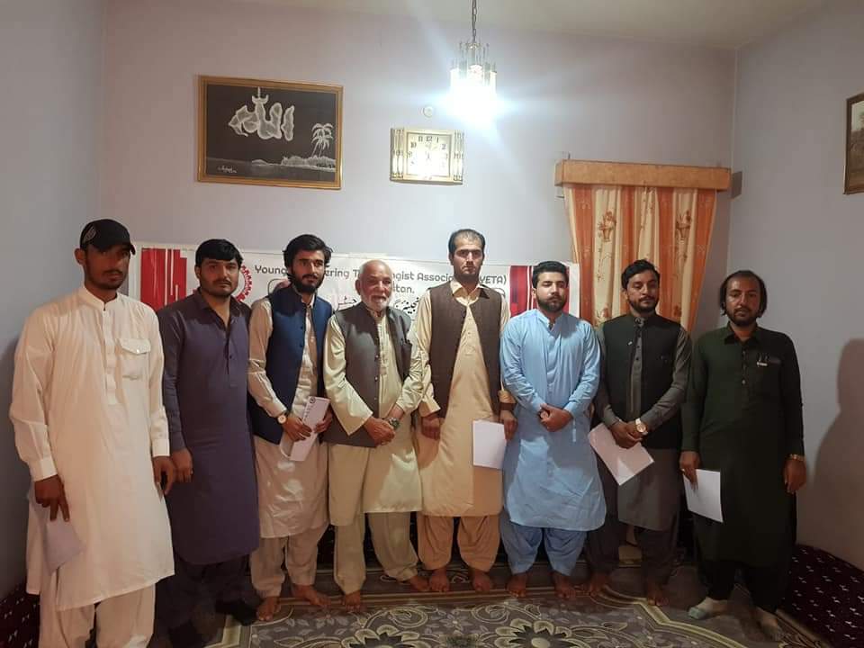 YETA_Pakistan's tweet photo. #Honourable_Advisor_YETA #Mian_Muhammad_Saleem_Akhtar(Former Chairman All Pakistan Labour Federation) Distributing Notifications among the newly Nominated Members of #YETA_Balochistan 
Congratulations &amp; Best wishes to all Members of YETA Balochistan https://t.co/ALh7H7RzHz