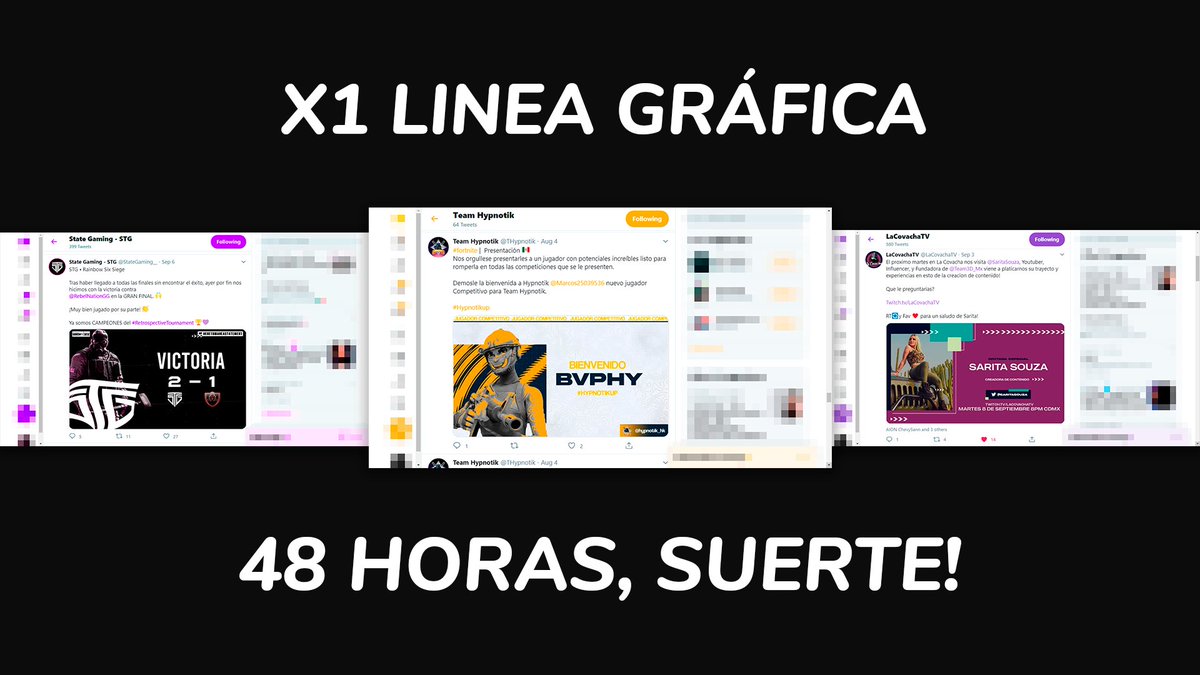 visualeq's tweet photo. Sorteo de una linea gráfica. 🥶

Para participar solo debes seguirme, dar rt y mg. Eso es todo. ❤️
Los diseños serán totalmente a tu gusto.

ejemplos aqui : https://t.co/GMhya2L4x5

Suerte a todos! 🍀 https://t.co/jc3DLlAD3d