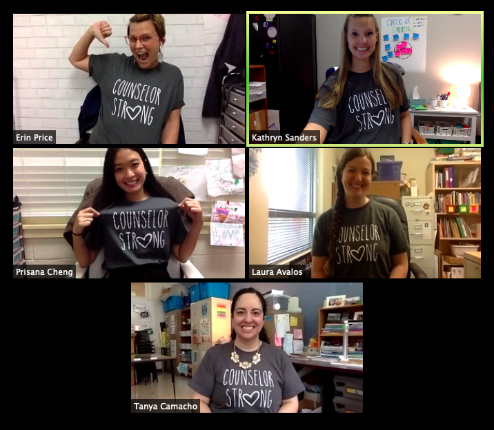 TheACMCounselor's tweet photo. Counselor Strong! And yes, Zoom group photos are a thing now! #risdwevegotthis https://t.co/C8UhiCrvW4