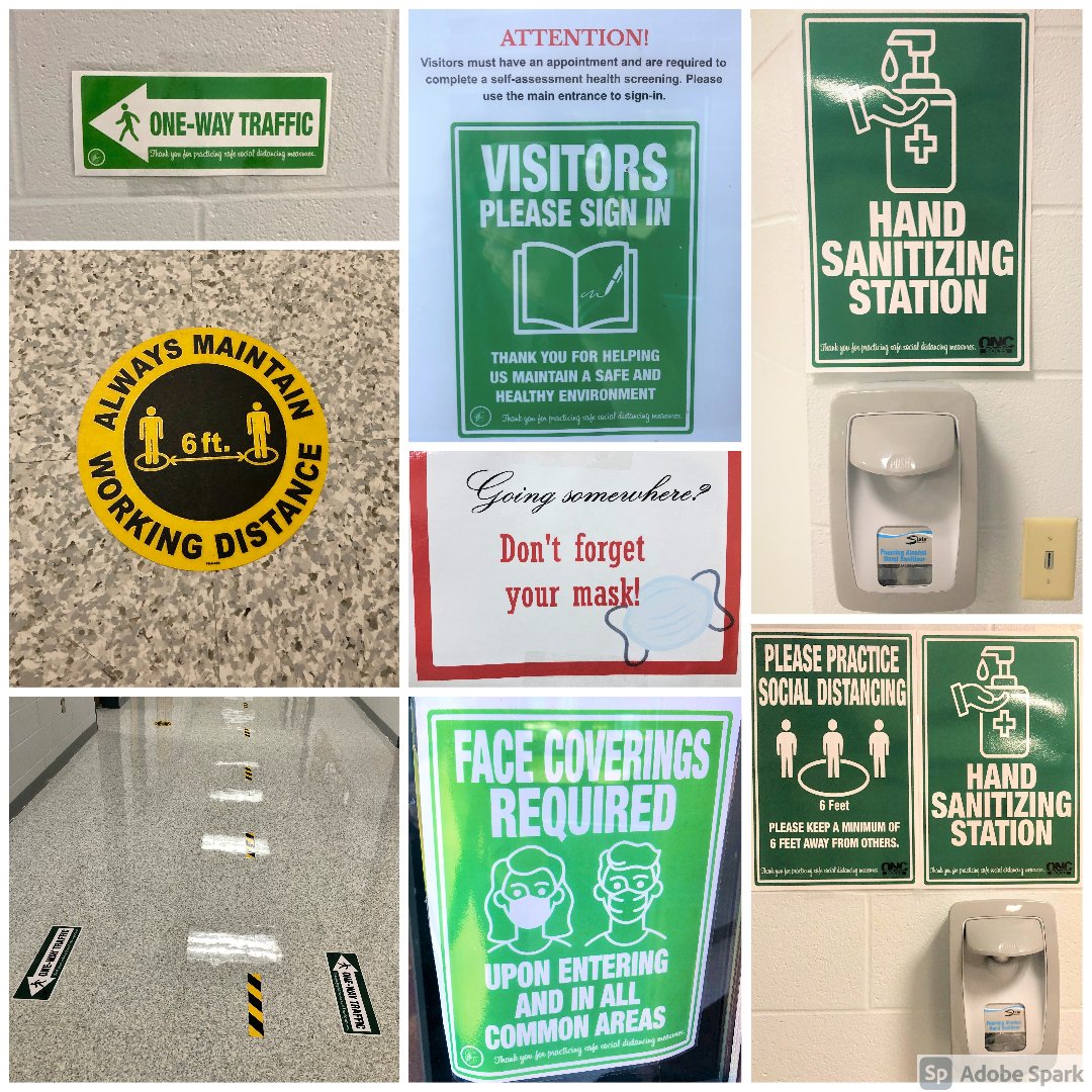 ONCBOCES's tweet photo. We're ready to welcome our students back tomorrow! We have added hand sanitizers throughout the buildings, "lane" dividers in the hallways & reminders to social distance. Remember to wear your masks & wash your hands often!
#ONCBOCES #NCOC #OAOC #SocialDistancing #WearYourMask https://t.co/8jtnAsD4Zw