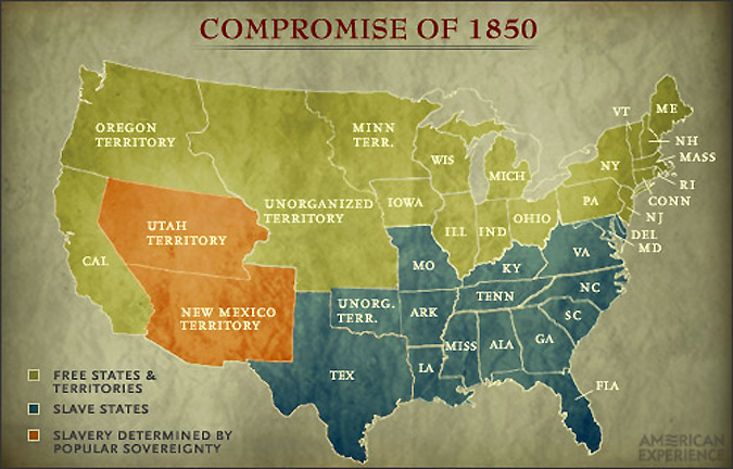 DrPnygard's tweet photo. As part of the #Compromiseof1850, the USA officially admitted more than 160,000 square miles of West Coast territory, stretching from arid semi-desert lands near the Mexican border northwards to the evergreen forests of the Pacific Northwest, as the new state of #California. https://t.co/eNniAn1NZY