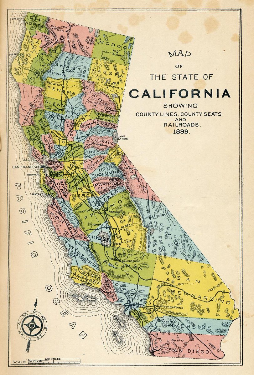 DrPnygard's tweet photo. As part of the #Compromiseof1850, the USA officially admitted more than 160,000 square miles of West Coast territory, stretching from arid semi-desert lands near the Mexican border northwards to the evergreen forests of the Pacific Northwest, as the new state of #California. https://t.co/eNniAn1NZY