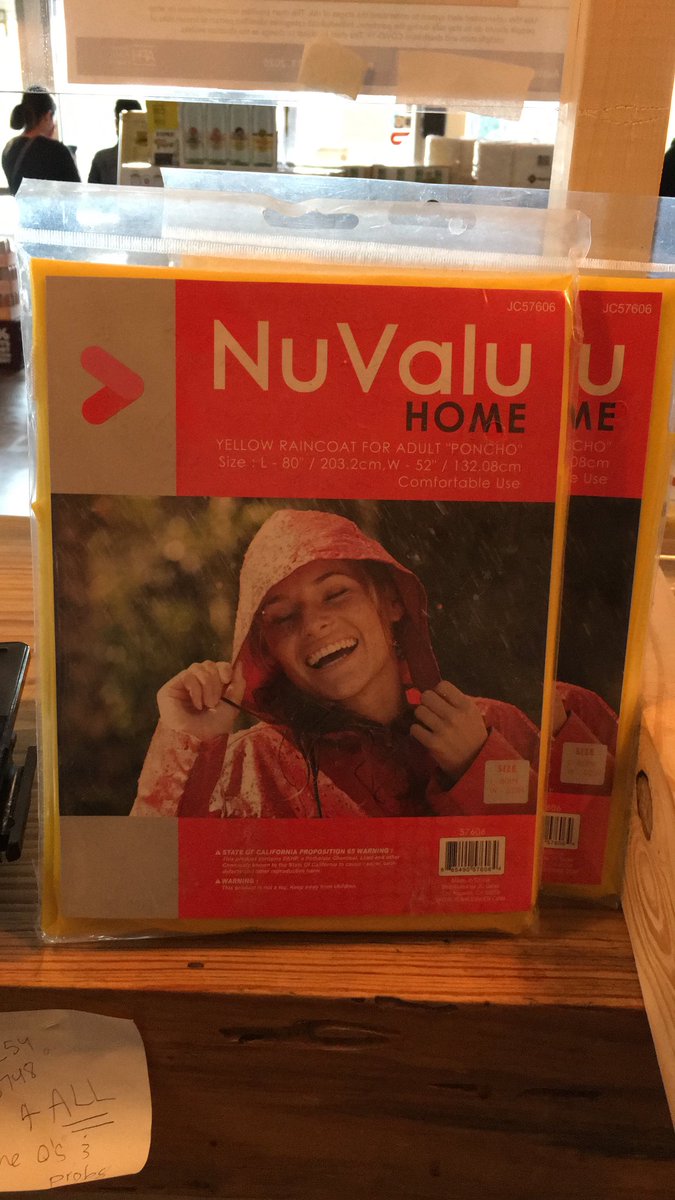 It’s raining cats and dogs out there today!  No worries though...we’ve got rain ponchos!