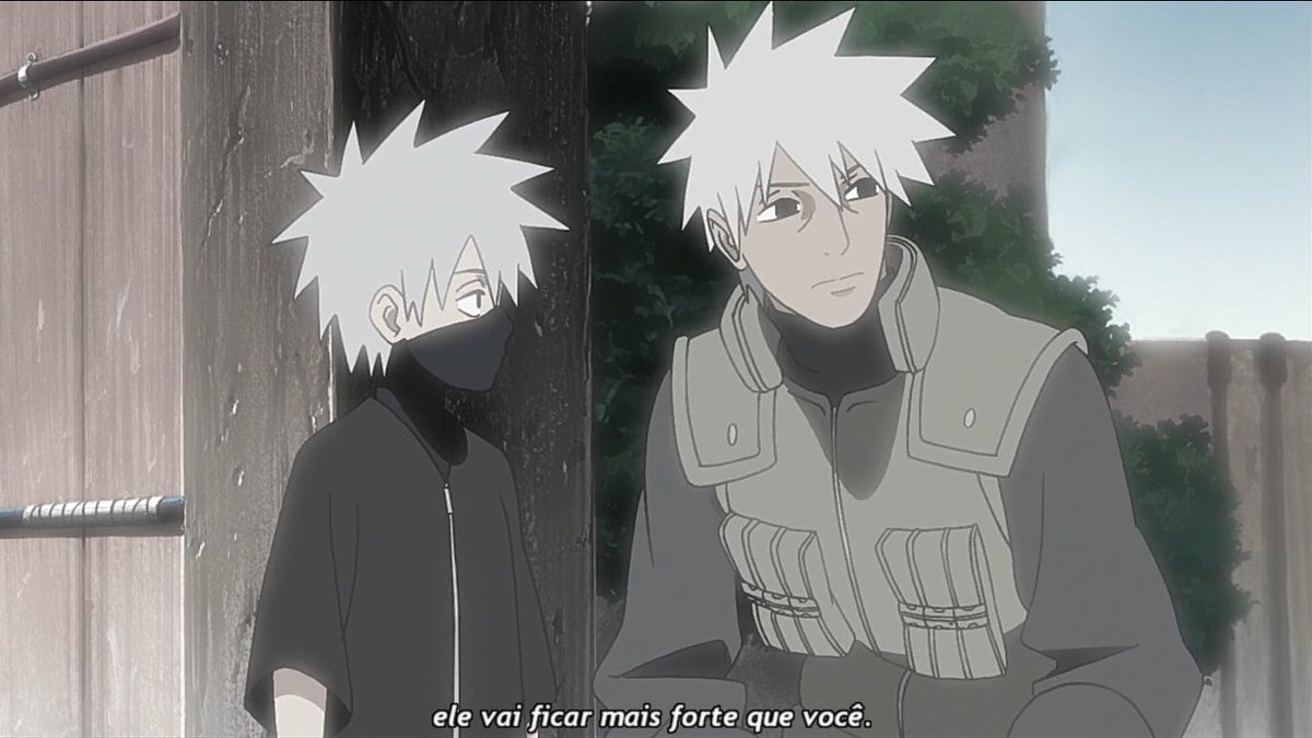 obito ☄️ on X: Kakashi herdou do Sakumo a assertividade de