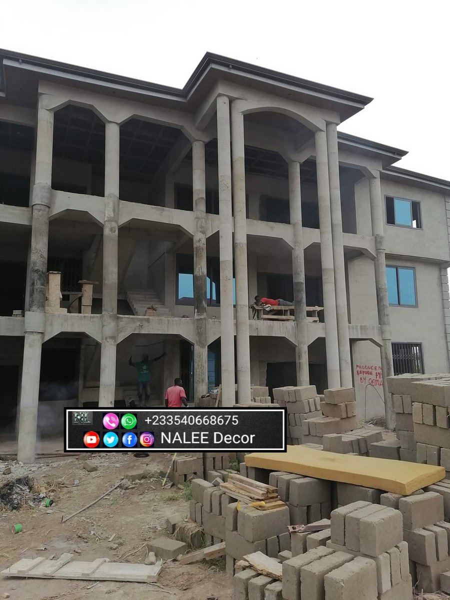 naleedecor's tweet photo. ON GOING PROJECT: How do you find the #burglarproof and #glazing so far? Other works to be done include: #tiling, installation of security #doors, #popceiling, #painting, #bath, #Sanitary and #kitchen wares.
Simply construct your #house and contract us on +233540668675. https://t.co/9spJ07r0I0