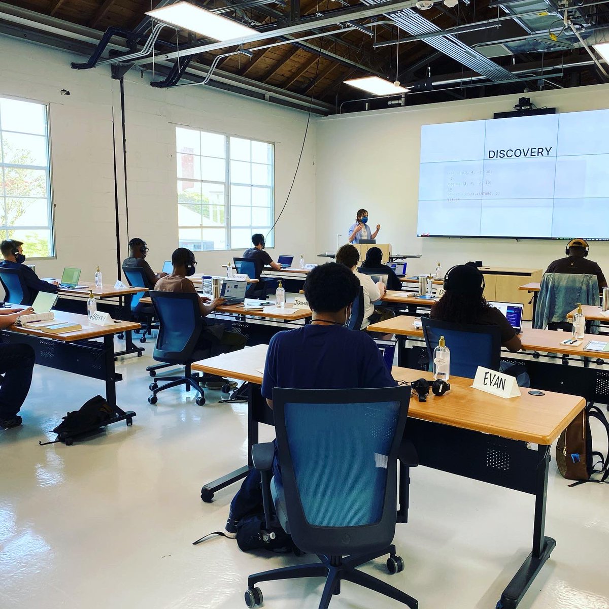 basecampcoding's tweet image. We may have been delayed, but we’re hitting the ground running! Can’t wait to see these students grow and learn this year! #basecampcodingacademy #classof2021 #CSinMS #codingforall #MScodes