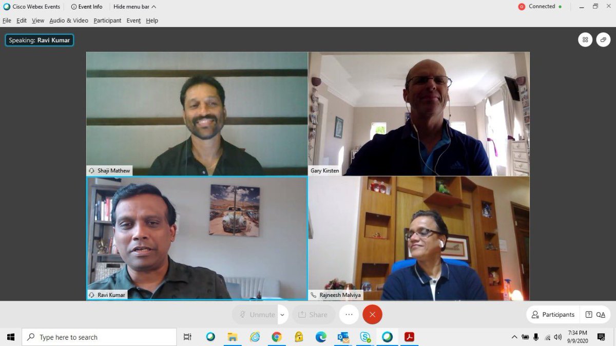 premsm's tweet photo. @MalviyaRajneesh @Gary_Kirsten Amazing conversations , gr8 insights #FSADMAspire #reimaginingFS #infydairies https://t.co/otEw4FBoEm