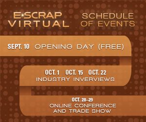rrecycling's tweet photo. On Sept. 10, hear how e-scrap processors and state programs are responding to COVID-19 and where the industry goes from here. Join us at 2 pm Eastern // 11 am Pacific for the business boosting insight. Registration is free but required: https://t.co/uX1UuTGB48
#EScrap2020 https://t.co/fl6WMQnDtg