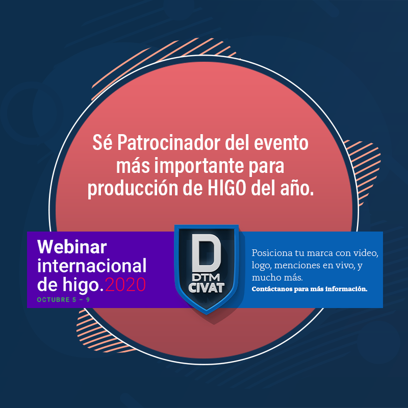 dtmcivat's tweet photo. Se Patrocinador del evento más importante para producción de HIGO del año. Posiciona tu marca con video, logo, menciones en vivo, y mucho más.

Tenemos descuentos especiales para los afiliados a DTM CIVAT.
Contáctanos.
#Higo #Prohigo #ProduccióndeHigo #Webinar https://t.co/1e3F0RTYkB