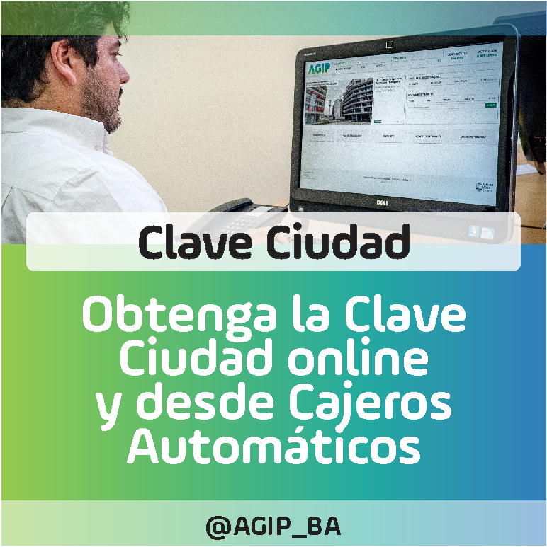 AGIP_BA's tweet photo. Clave Ciudad: Podés obtenerla online con la Clave Fiscal de AFIP de manera más simple y segura. También por Cajeros Automáticos de las redes Link y Banelco:
https://t.co/5WoOUKrAJi https://t.co/hf5HPr5qLW