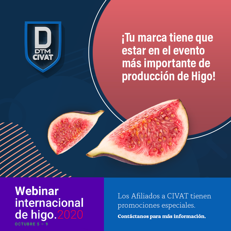 dtmcivat's tweet photo. El Higo es un Cultivo rentable y emergente ¡Tu marca tiene que estar en el evento más importante de producción de Higo!
Participa con CIVAT en el Webinar Internacional de Higo 2020
Los Afiliados a CIVAT tienen promociones especiales. 
¡No dejes pasar la Oportunidad!

Contáctanos https://t.co/K80JS81mKu