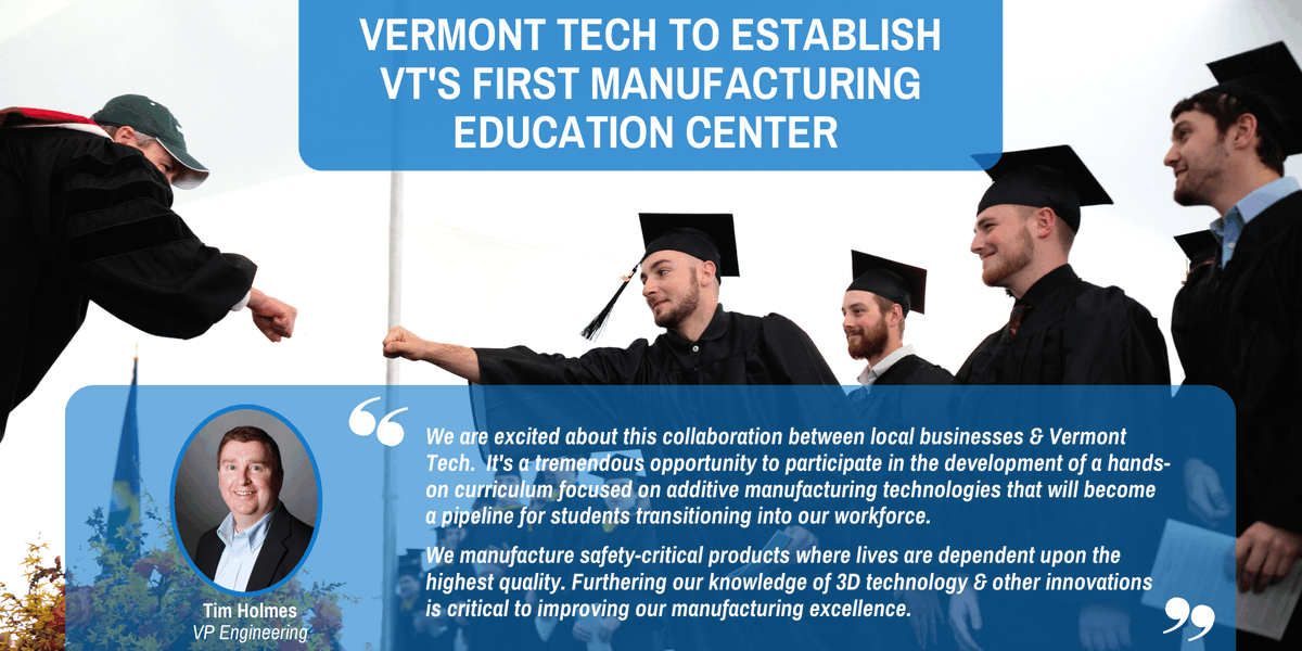 GWPlasticsInc's tweet photo. We are proud to support @vttech as they launch Vermont's first manufacturing education facility. Providing access to state-of-the-art manufacturing education is crucial to developing our next generation of technical leaders. 
https://t.co/6uwEqI9msP https://t.co/LE5xhmco11