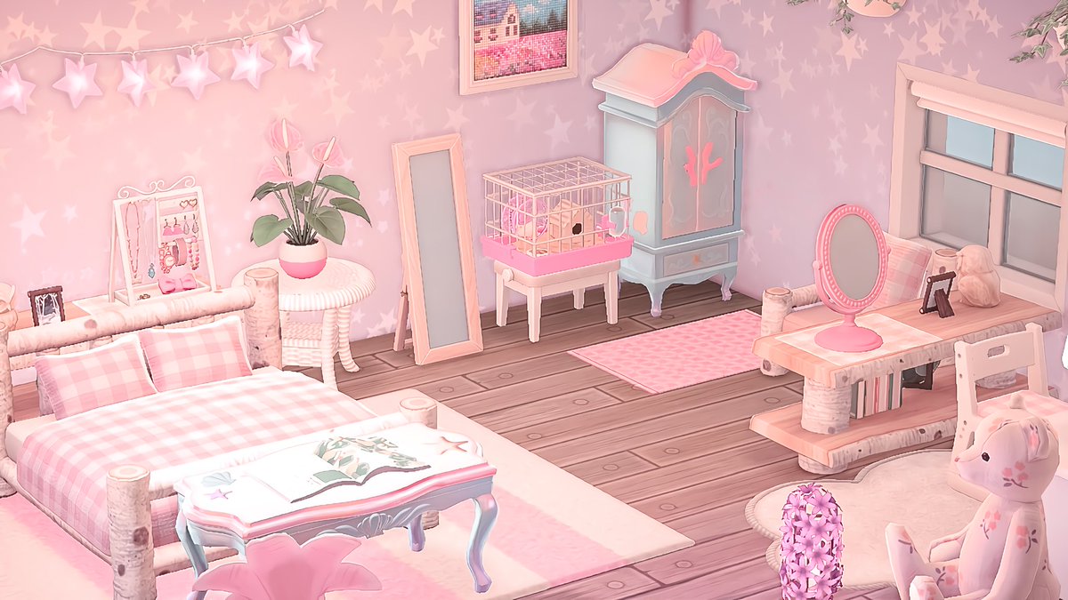 magicee_maria's tweet photo. 🌸✨🤍~ New bedroom design inspired by the wonderful @lilypoints her bedroom is absolutely gorgeous! ~🌸✨💗
#ACNH #AnimalCrossingNewHorizons #ACNHDesign https://t.co/n9iZ7mR2MQ