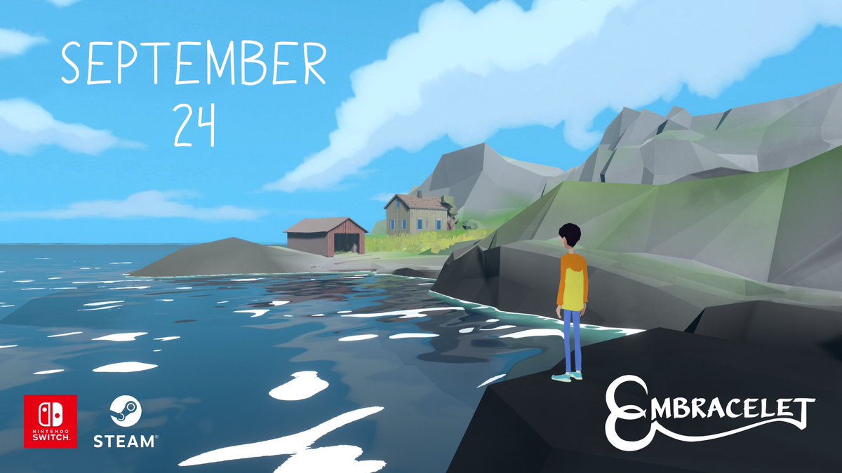 Coming-of-age adventure #Embracelet is coming to #NintendoSwitch and <a href="/Steam/">Steam</a> 24th of September! 🔅

embraceletgame.com