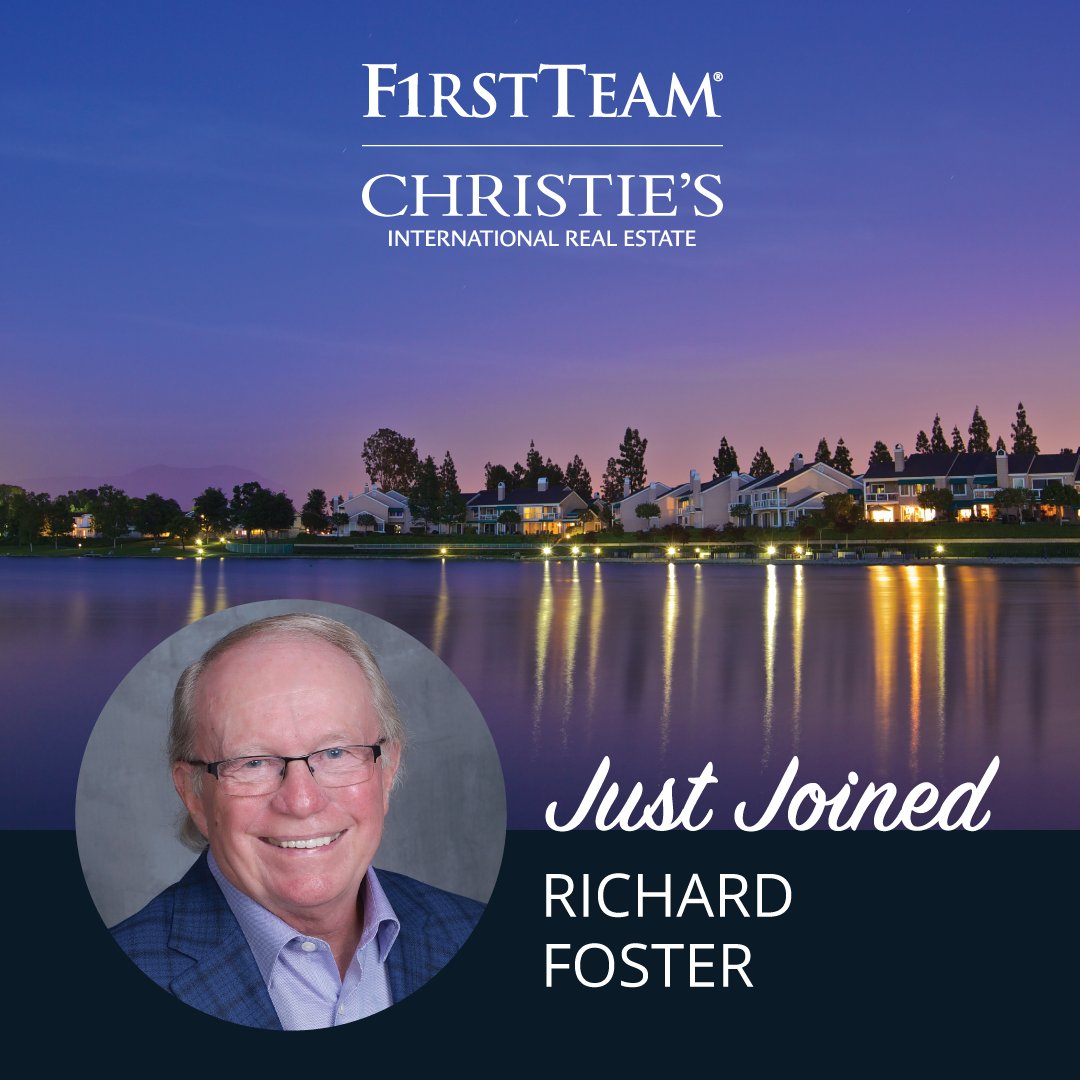 FirstTeamRE's tweet photo. 👋❤️ Please help us welcome Richard to our First Team #Irvine Office! Joining the Nancy Aynehchi team, Richard recently completed a 40-year career as a sales and marketing executive, working with technology companies. #TogetherWeAreFirstTeam https://t.co/Sm4oI5qRhr