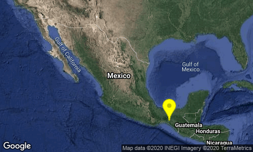 SismologicoMX's tweet photo. SISMO Magnitud 4.1 Loc  11 km al SUROESTE de CINTALAPA, CHIS 09/09/20 13:12:36 Lat 16.60 Lon -93.75 Pf 160 km https://t.co/Ygy18G8f5c