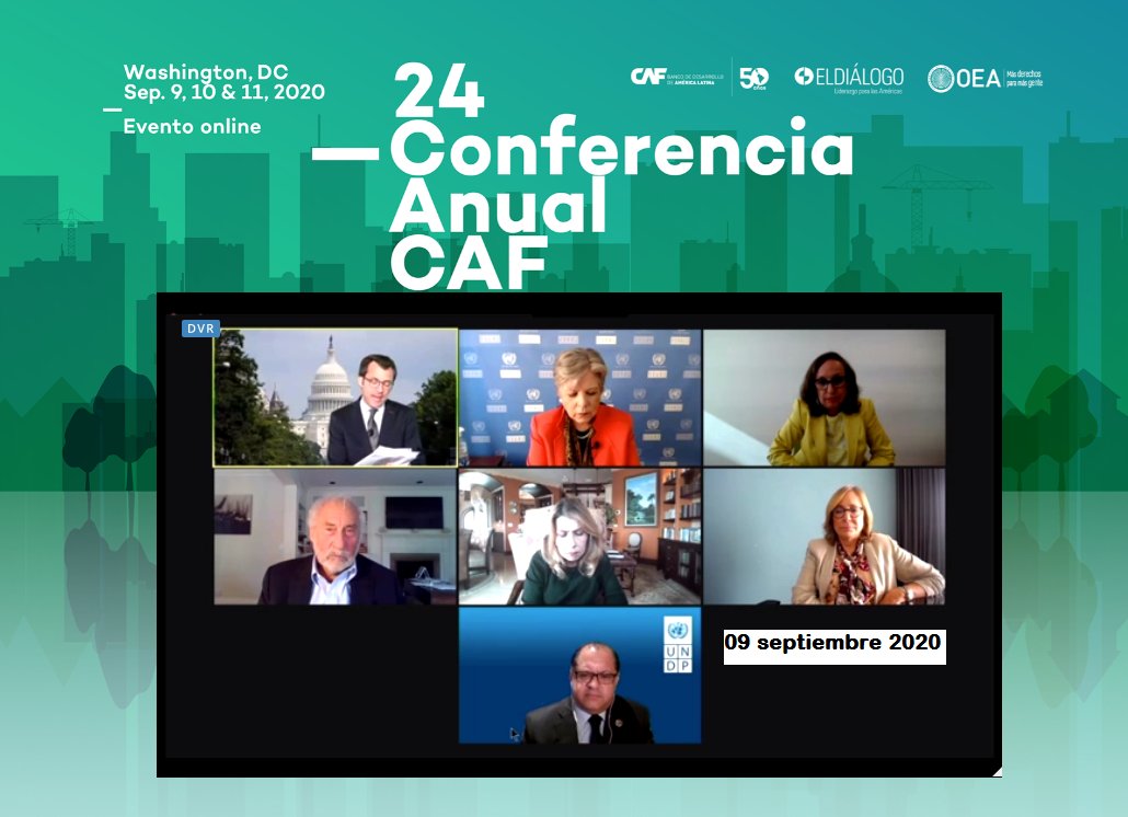 mirnayonis's tweet photo. #TomeNota Conferencia Anual @AgendaCAF Retos para enfrentar los desafíos globales provocados y agravados por la pandemia #COVID19 Espacio de encuentro y debate #DialogoCAF2020 9-11Sept
#ALyC #America
#Multilateralismo complejo #GlobalyRegional #Gobernanza
Atc #MasterARIG https://t.co/jlH01ZzyYm