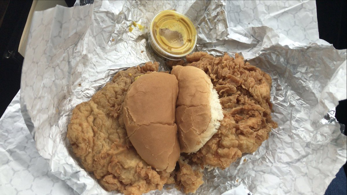 Ordered the pork tenderloin at Dairy Sweet in Dunlap. Definitely one of the best!!! #99CountyTour