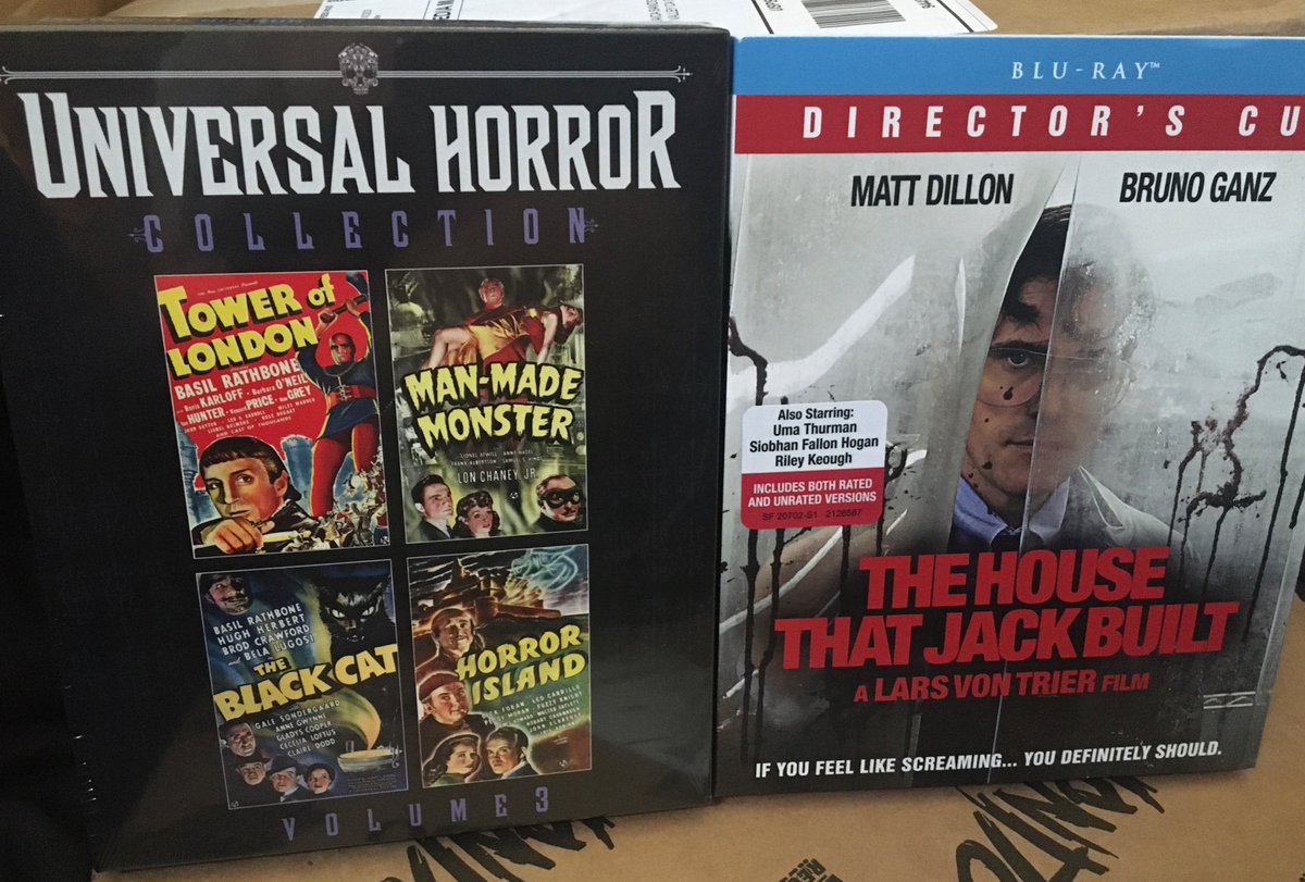 Today’s @Scream_Factory Delivery! 4 More 4 The Collection💀 #CatchingUp w/ #TheMunsters @BPMunster @MattDillon @MasterofMenace #VincentPrice #CarolKane 
THANKS Scream/ @ShoutFactory 👍
🖤🎥🎬🎞💀🎃👻🦇🕷🕸⚰️🧟‍♂️🥀🧛‍♂️📺🍿🥤